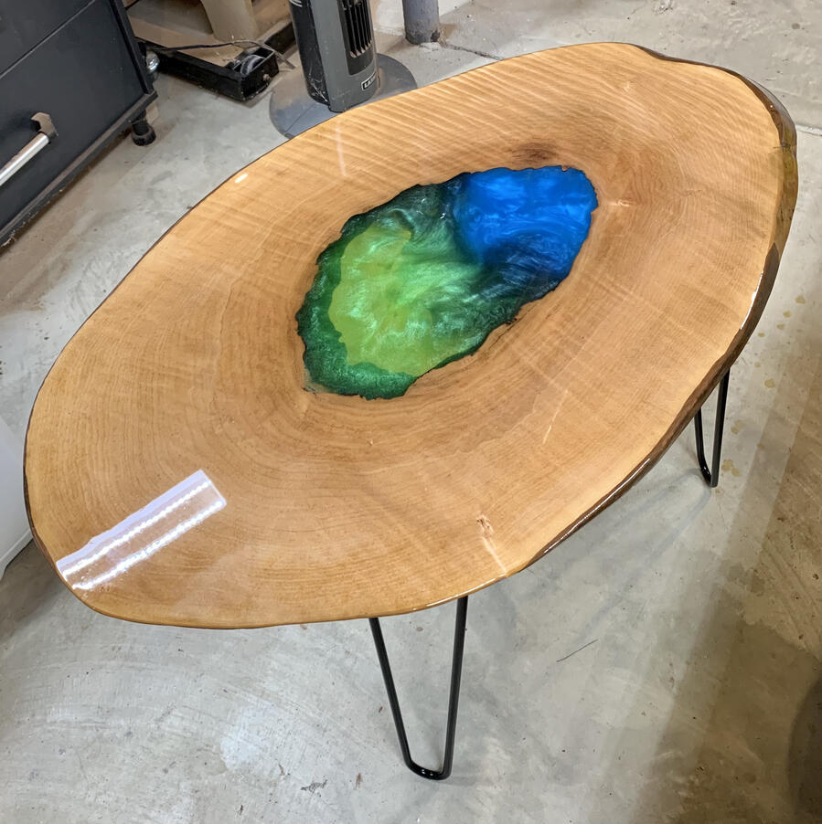Epoxy Wood Table